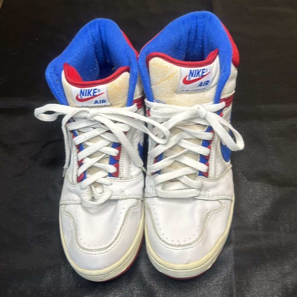 Red and Blue Nike Airs size Women's sz 10 ankle height